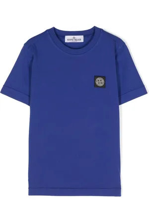 Stone Island Compass-patch cotton T-shirt