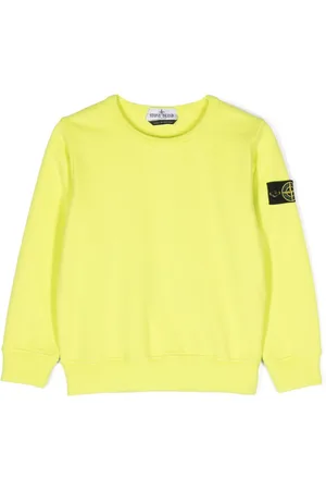 Stone Island Compass-badge cotton sweatshirt