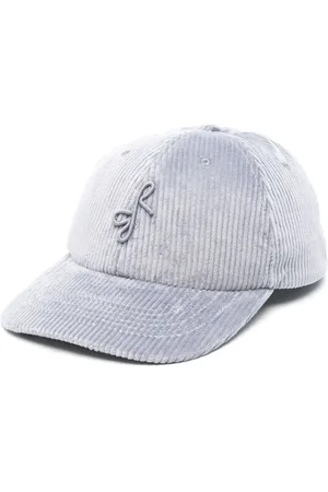 Ruslan Baginskiy Logo-embroidered corduroy cap