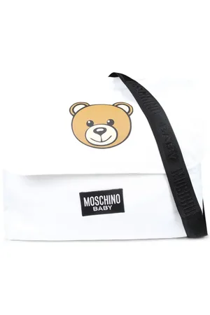 Moschino Teddy Bear-print cotton changing bag