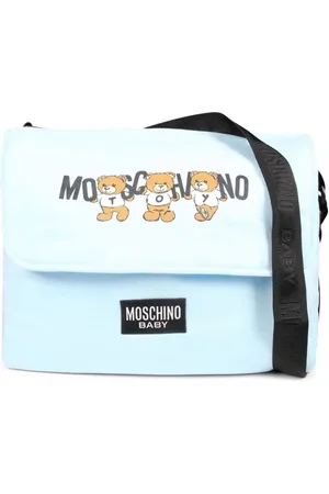 Moschino Teddy Bear-print cotton changing bag