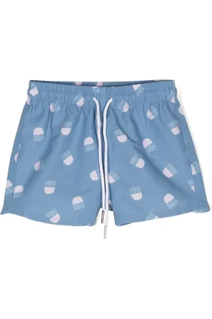 KNOT Bodhie illustration-print swim shorts