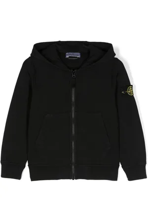 Stone Island Compass-badge cotton hoodie