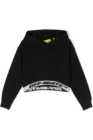 OFF-WHITE Logo-print cropped hoodie
