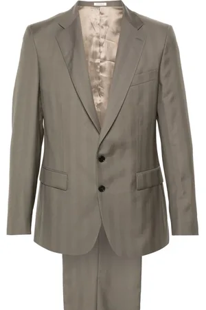 Fursac Herringbone single-breasted suit