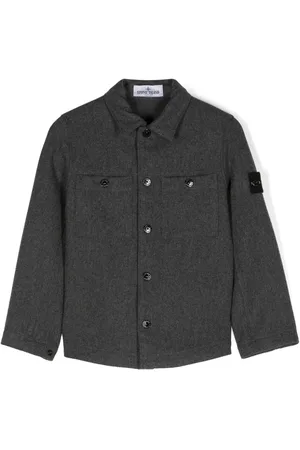 Stone Island Compass-badge shirt jacket