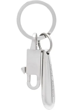 Rick Owens Teardrop brushed-finish keychain