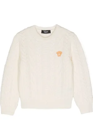 VERSACE Medusa Head cable-knit jumper
