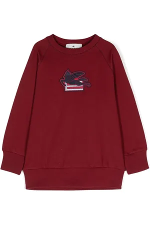 Etro Pegaso embroidery cotton sweatshirt