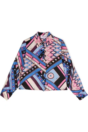 PUCCI Junior Graphic-print long-sleeve shirt