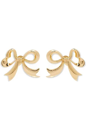 Nina Ricci Bow polished-finish earrings