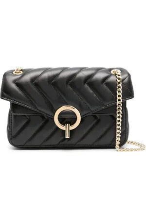 Sandro Yza quilted leather shoulder bag