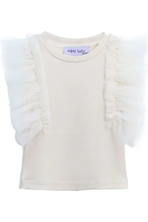 Mimi Tutu Tulle-sleeve T-shirt