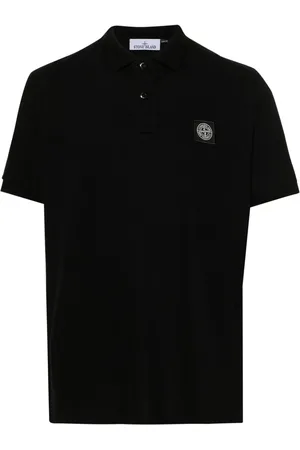 Stone Island Compass-patch piqu?? polo shirt