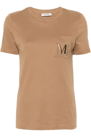 Max Mara Embroidered-logo cotton T-shirt