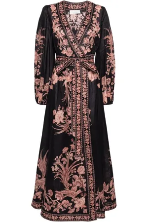 ZIMMERMANN Waverly wrap midi dress