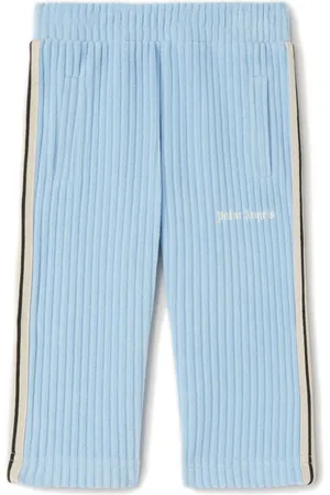 Palm Angels Logo-print corduroy track pants