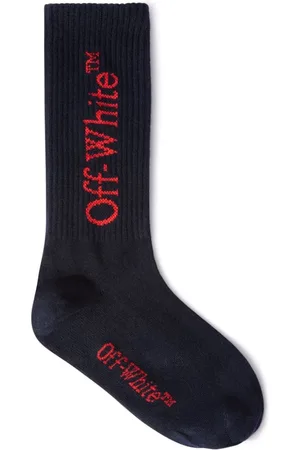 OFF-WHITE Bookish logo-jacquard socks