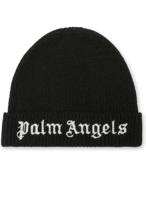 Palm Angels Logo-embroidered beanie