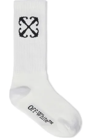 OFF-WHITE Arrow logo-jacquard socks