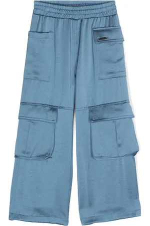MONNALISA Satin straight-leg trousers