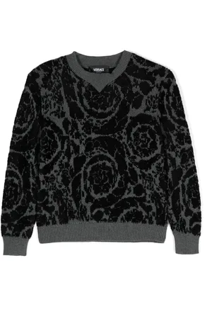 VERSACE Barocco- jacquard jumper