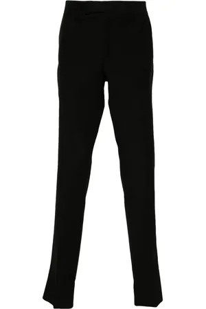 LARDINI Pressed-crease tailored trousers