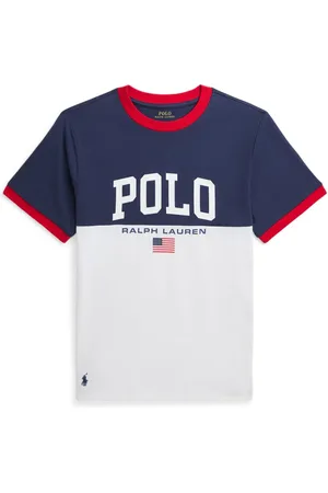 Ralph Lauren Logo-print two-tone T-shirt