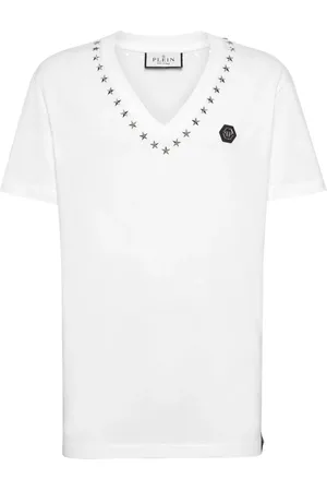 Philipp Plein Star-stud cotton T-shirt