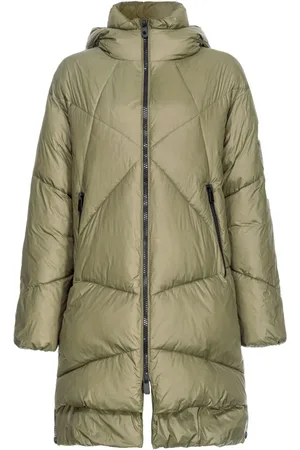 Pinko Quilted hooded coat