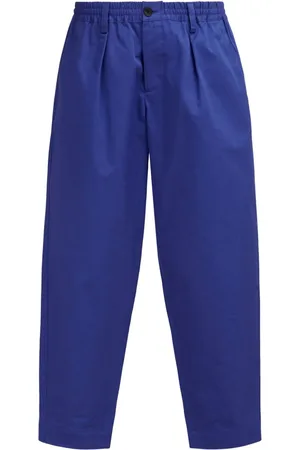 Marni Tapered organic-cotton trousers