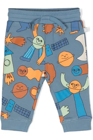Stella McCartney Space-print track pants