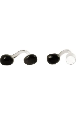 DRIES VAN NOTEN Gemstone-embellished open ring set