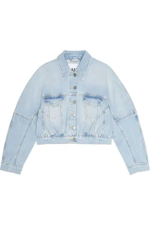 Ganni Cropped denim jacket