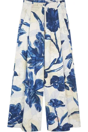 DRIES VAN NOTEN Floral-print track pants