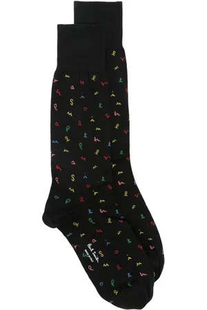 Paul Smith Letters intarsia-knit socks