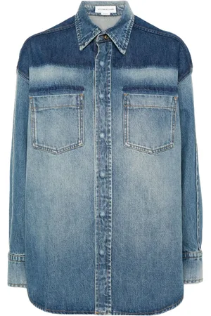Victoria Beckham Classic-collar denim shirt