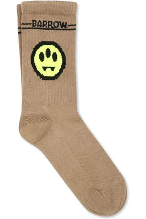 BARROW Logo-print cotton-blend socks