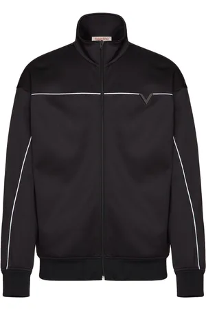 VALENTINO GARAVANI Piped-trim detail track jacket