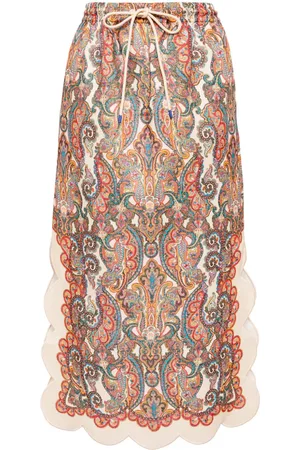 ZIMMERMANN Ottie midi skirt