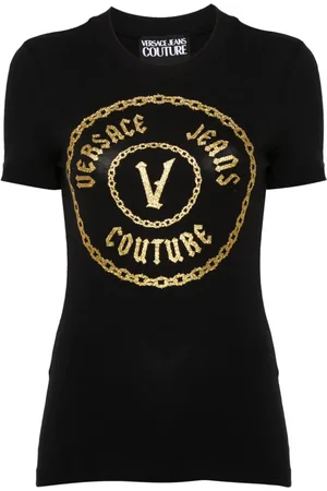 VERSACE Logo-print T-shirt