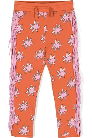Stella McCartney Bright Stars fringed track pants