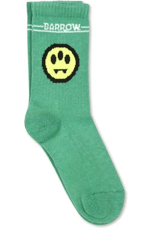 BARROW Intarsia-knit logo socks