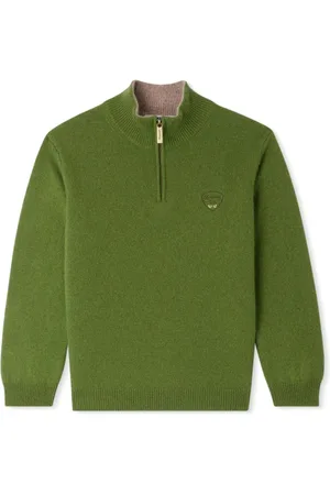BONPOINT Logo-embroidered cashmere jumper
