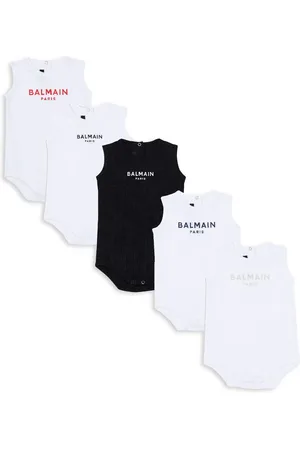 Balmain Logo-print cotton bodies (pack of five)