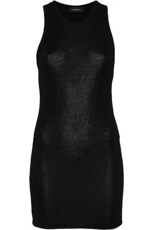 WARDROBE.NYC Round-neck cotton tank dress
