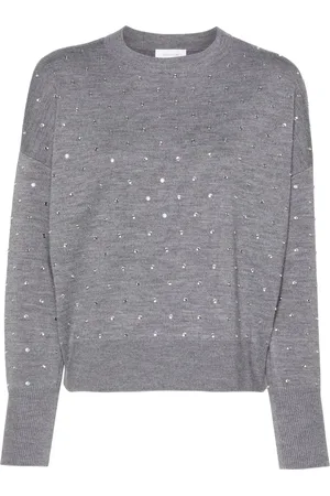 Paco rabanne Glass crystal-embellished jumper
