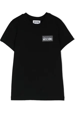 Moschino Logo-patch cotton T-shirt