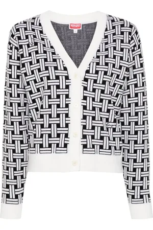 Kenzo Patterned-jacquard cardigan