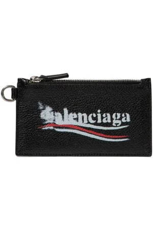 Balenciaga Logo-print cardholder keyring